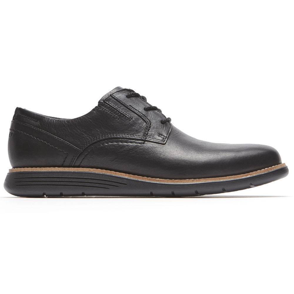 Rockport Mens Dress Shoes Black - Total Motion Sport Plain Toe - UK 250-GYFBLP